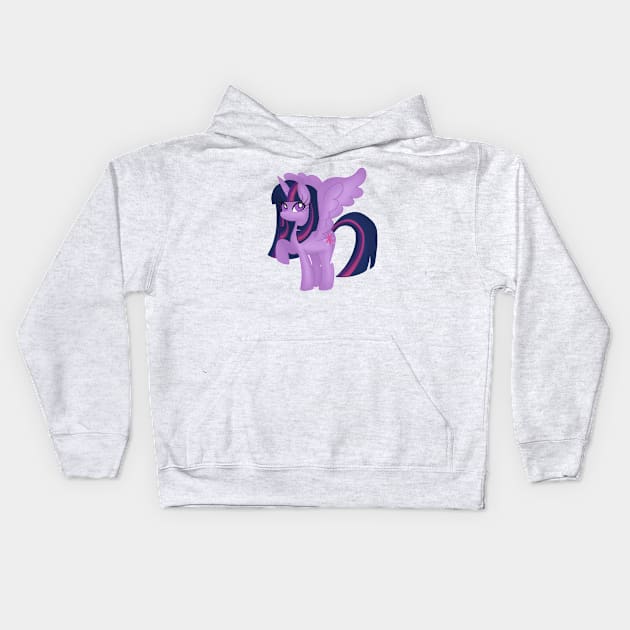 Twilight Sparkle Kids Hoodie by InsomniaQueen